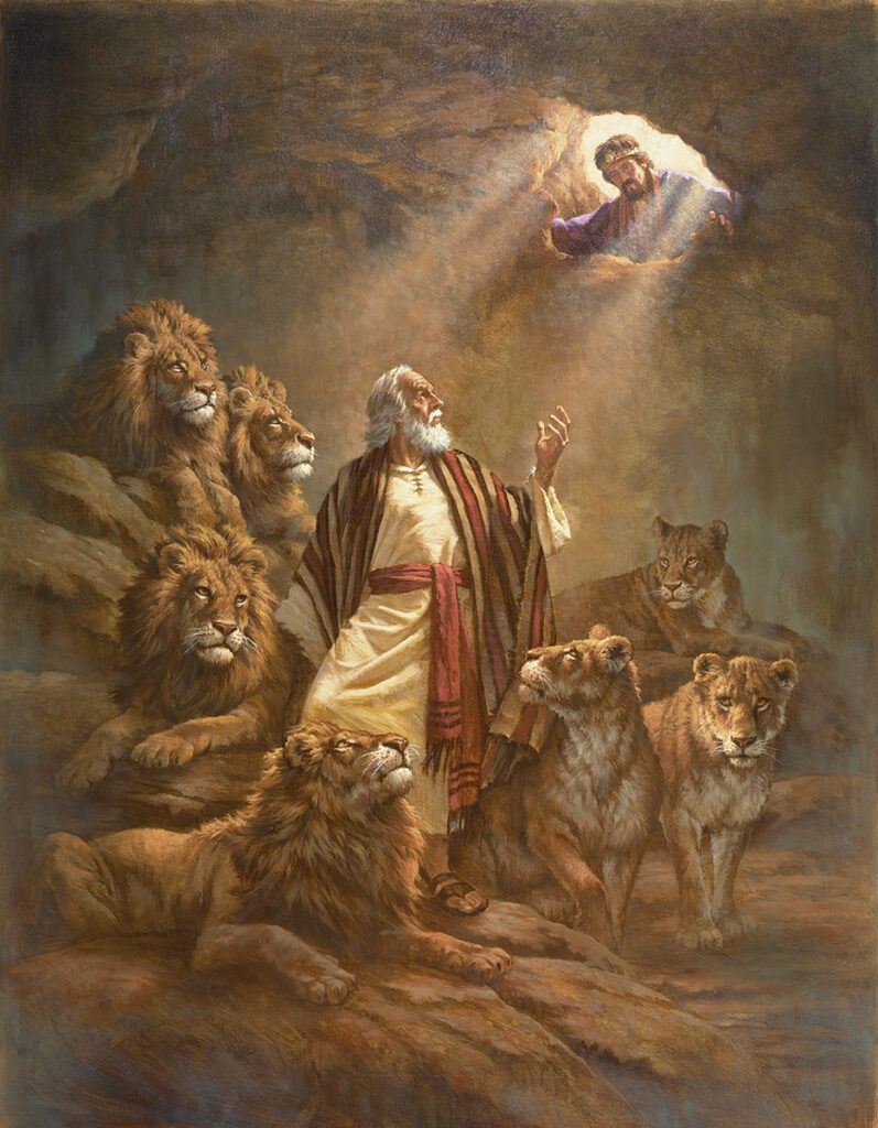 Daniel was thrown into the lion's den alone.