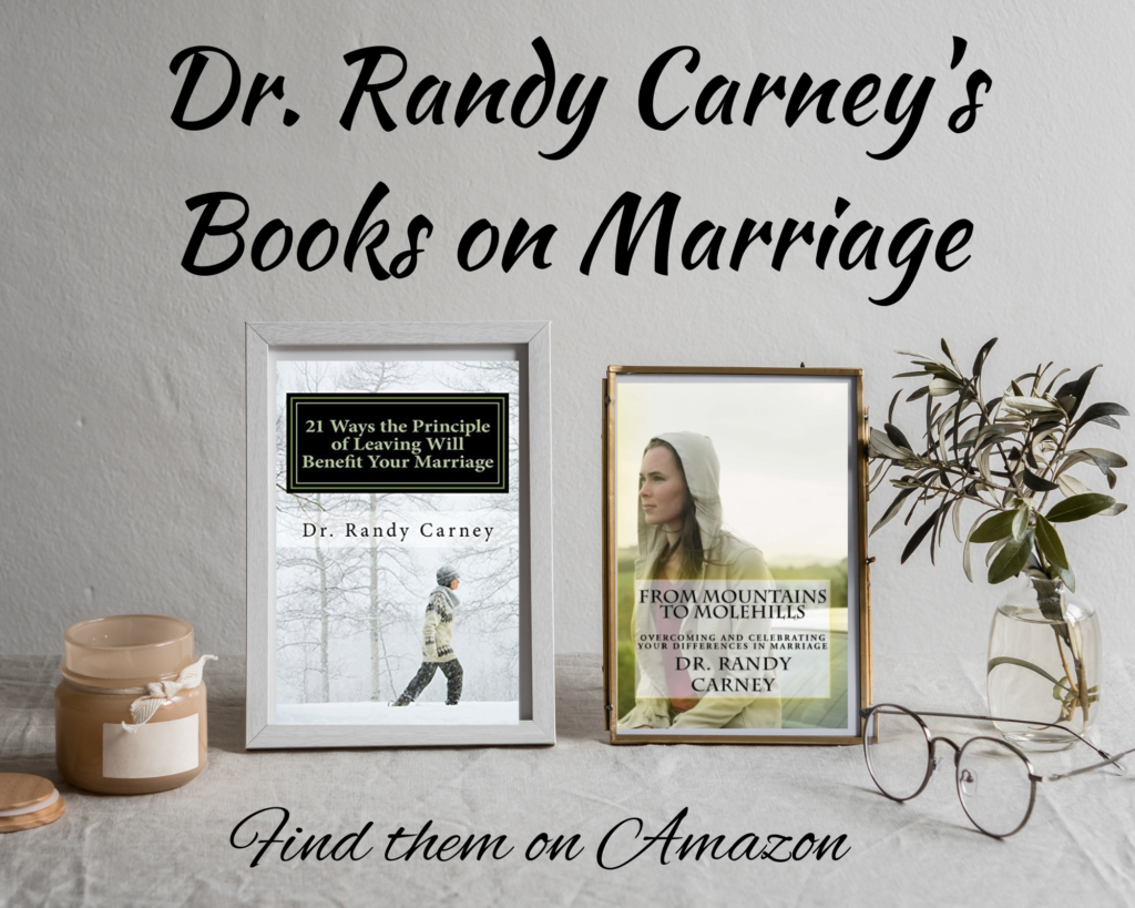 Dr. Randy's books on marriage