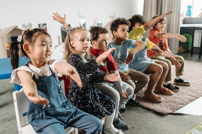 We got to spend some time with some of the children in Japan. 