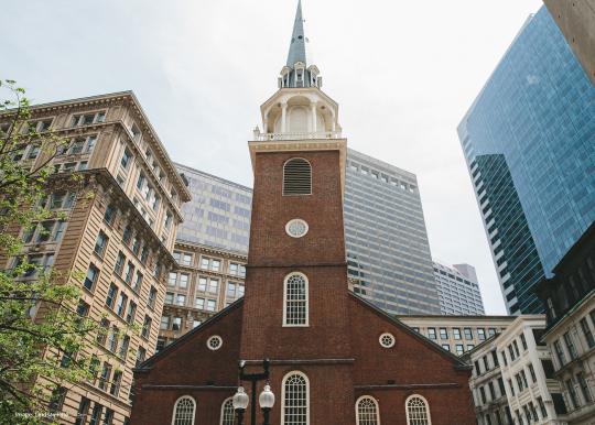 The Old South Meeting House in Boston